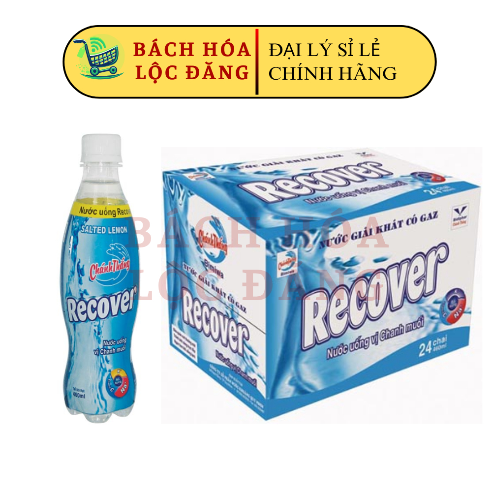 Nước ngọt có ga vị chanh muối Recover - Nước ngọt Chánh Thắng Recover