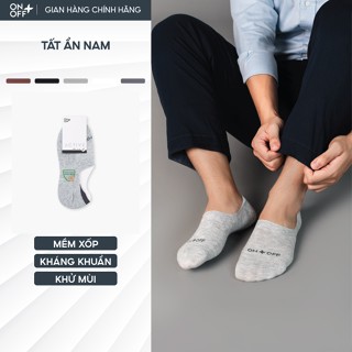 Tất vớ nam Ẩn giày lười Cotton công nghệ ULTRA FRESH kháng khuẩn khử mùi - ONOFF 18AN24A153