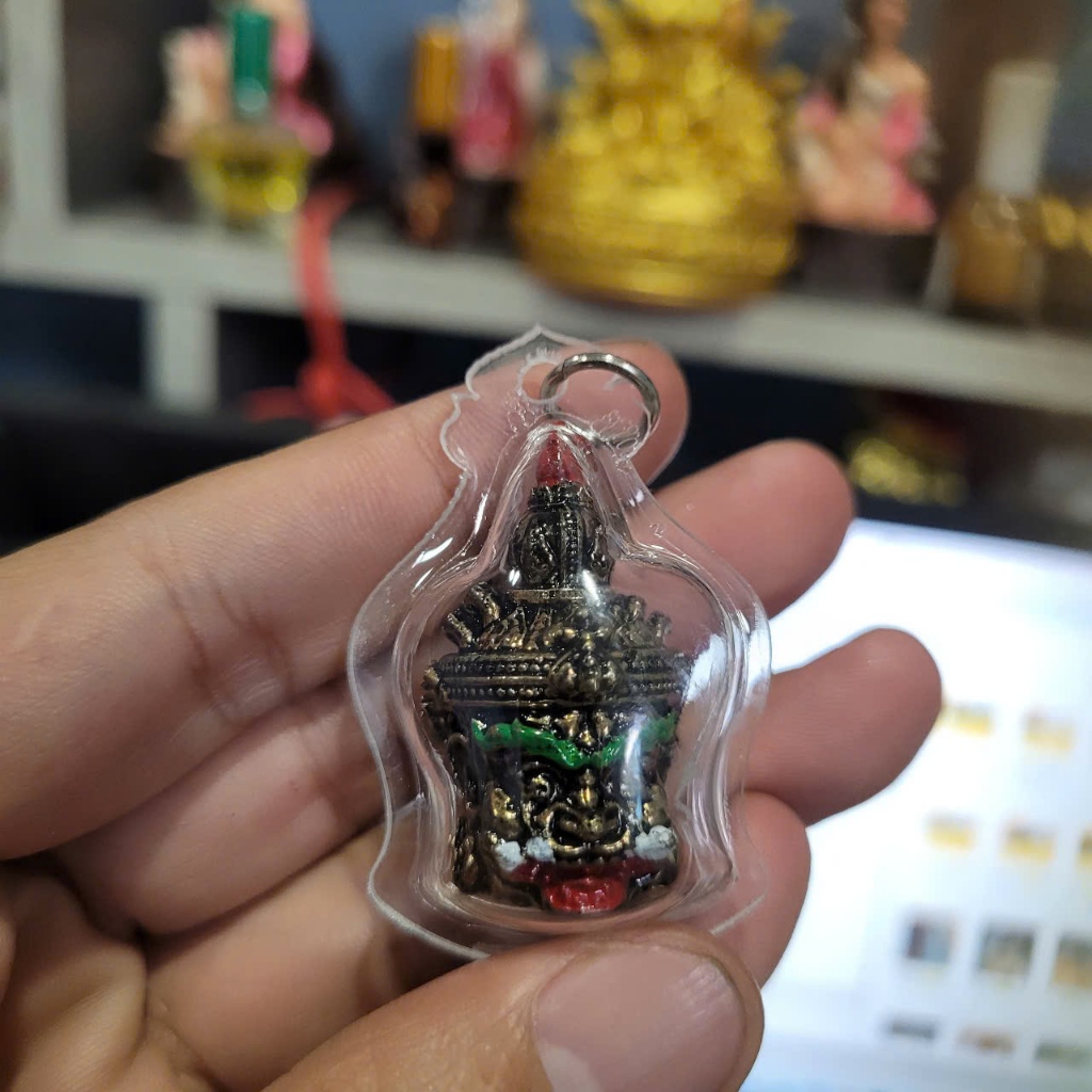 Mini Thai Style Accessory | Compact 3cm Size | Classic Cultural Design | Plastic Cover