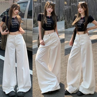 Quần Kaki Nữ Ống Rộng Dáng Suông Trơn Màu Cạp Cao Tôn Dáng Basic Trẻ Trung Năng Động 5 Màu