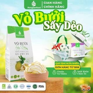   HÀNG XUẤT KHẨU LOẠI 1  Vỏ Bưởi Sấy Dẻo Nonglamfood Hộp 200g Giảm cân tăng cường đề kháng tự nhiên 