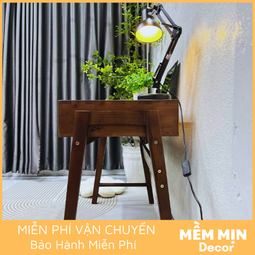 Bàn Làm Việc Gỗ Tự Nhiên Có Ngăn Kéo Tiện Dụng - BLV_TN04 - Memmin Decor | BigBuy360 - bigbuy360.vn