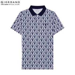 GIORDANO Áo Thun Nam Có Cổ Thematic Polo 01015234
