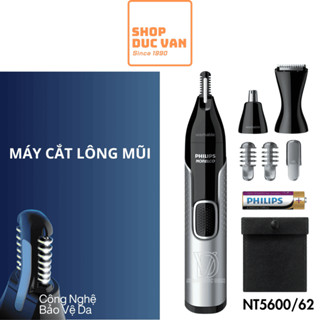 Máy Cắt Tỉa Lông Mũi Đa Năng Philips Norelco 5000 NT5600/62 Cắt Tỉa Lông Tai, Lông Mày [ Shop Đức Vân ]