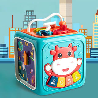  Hộp âm nhạc khối bận rộn montessori 10in1 Guty kids đa năng cho bé từ 6 tháng phát triển đa giác quan cho bé 