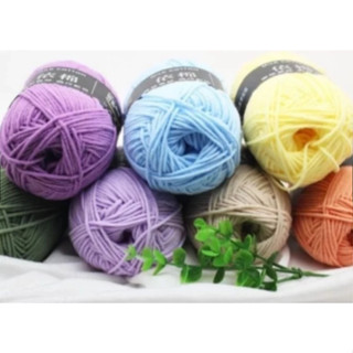 Len Milk Cotton 50g FULL MÀU