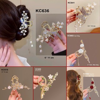 GOTI - Thời Trang Nữ - Kẹp Càng Cua Đính Hoa TuLip Xin Xắn Nữ Tính KC636