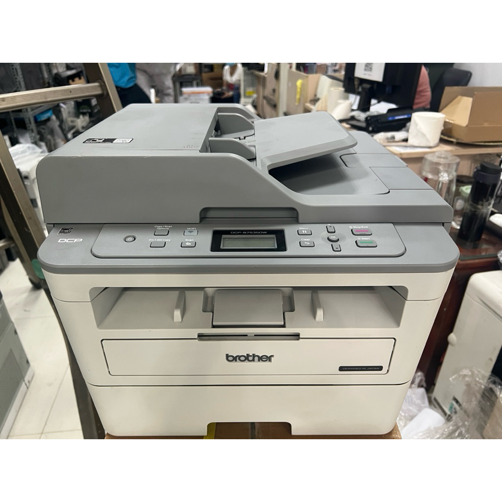Máy in đa chức năng 2 mặt Brother DCP B7535DW/ 7535dw - 7535 dw - in điện thoại - đã qua sử dụng