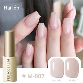 FRECOBALDI 6ml--M07 sơn móng tay thạch màu hồng nude mới phổ biến thích hợp làm móng tay và quà tặng DIY