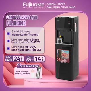Máy nóng lạnh nước bình âm nhập khẩu Fujihome, cây nước uống nóng lạnh trực tiếp dispenser water tiết kiệm điện