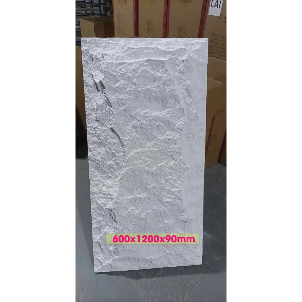 Tấm pu giả đá dày 9cm - Tấm ốp trang trí nội ngoại thất