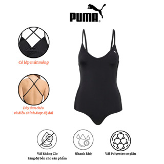 Puma Đồ Bơi Nữ Một Mảnh Puma Chính Hãng Cổ Chữ V  Dây Chéo Lưng Puma Swim Women V-neck Crossback Swimsuit