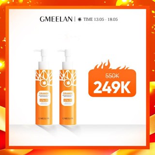 GMEELAN Gel Tẩy Tế Bào Chết Tác Động Cam Enzymes Làm Sạch Sâu Chăm Sóc Da Mặt 160g