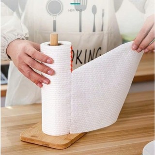 Cuộn khăn lau đa năng họa tiết loại to thấm hút tốt