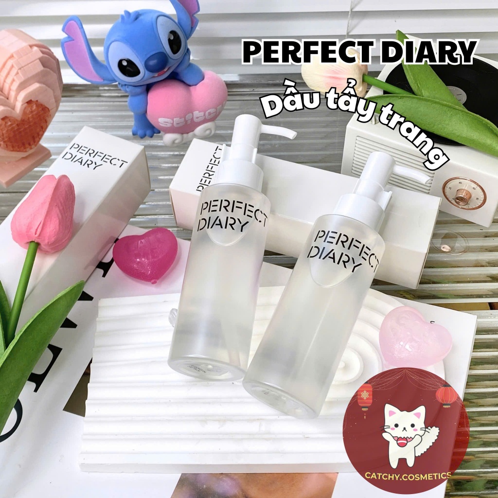 [PERFECT DIARY] Dầu Tẩy Trang Perfect Diary Vỏ Trắng, Làm Sạch Sâu Dịu Nhẹ, 120ml