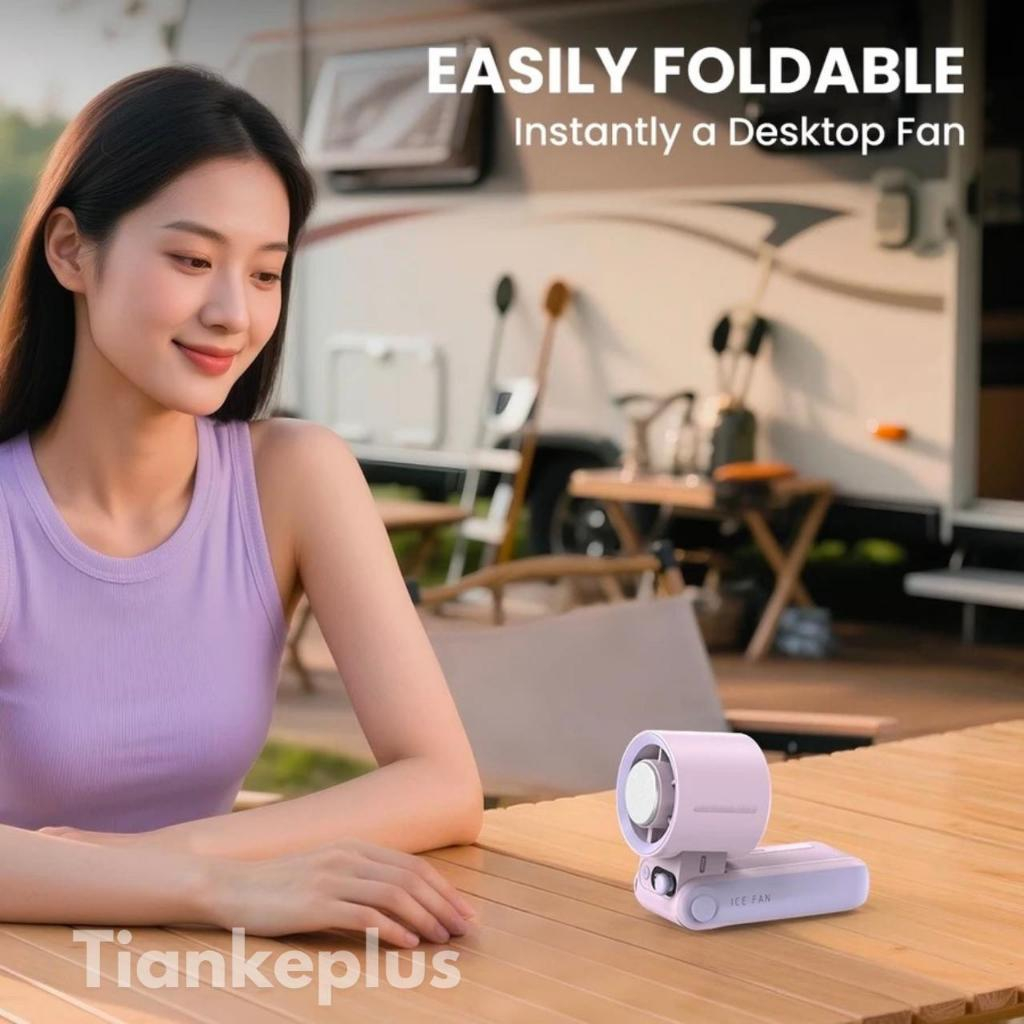 Tiankeplus TF30 Ultra Cầm Tay Siêu Bền Pin, Chức Năng Lạnh, Gió Mạnh, Gấp Gọn Tiện Lợi, Bảo Hành 6 Tháng Quạt Điều Hòa | BigBuy360 - bigbuy360.vn