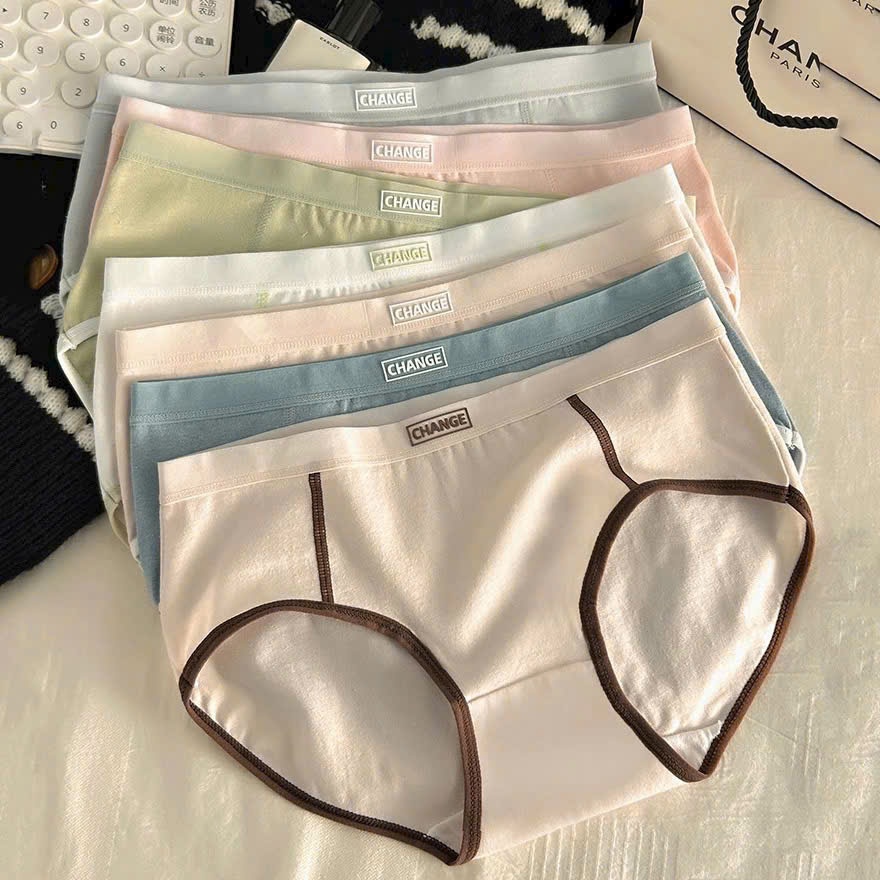 Set 10 Quần Lót Nữ Cotton Thoáng Khí Mềm Mịn Change Co Giãn 4 Chiều Kháng Khuẩn .