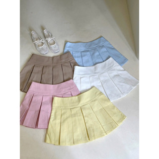 BUDDIES | Váy xếp ly pastel dày dặn có lót