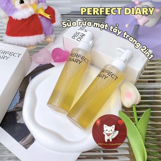   PERFECT DIARY  Sữa Rửa Mặt Perfect Diary Tẩy Trang 2in1 Vỏ Trắng Watery Cleansing 125ml 
