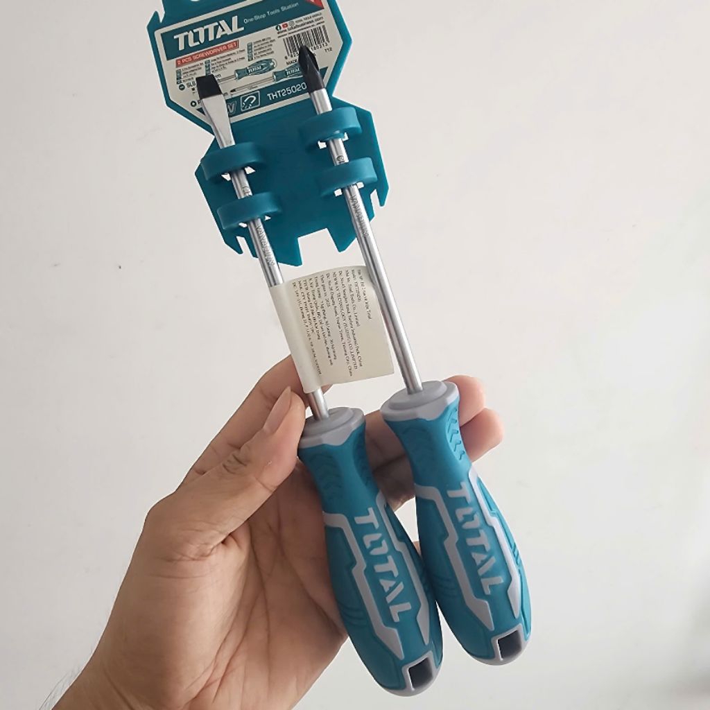 Bộ tô vít dẹp và bake 2 chi tiết Total THT250201
