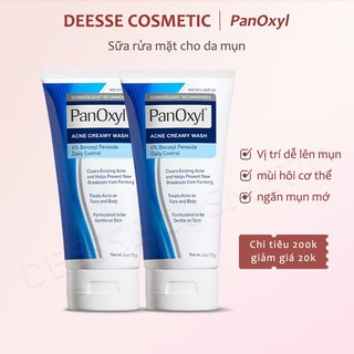  Sữa Rửa Mặt PanOxyl 4% 10% – Giảm Mụn Viêm Mặt & Cơ Thể Benzoyl Peroxide Chính Hãng Mỹ 