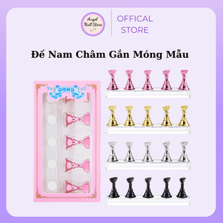  Đế Gắn Móng Giả  Đế Nam Châm Gắn Móng Mẫu Trang Trí Nail Box 
