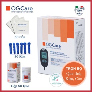 ✅ [Trọn Bộ] Máy Đo Đường Huyết OGCARE (Italy) giúp kiểm tra đường huyết tại nhà nhanh chóng hiệu quả