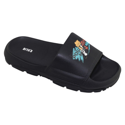 Dép quai ngang nữ Bita's DEVAW.01 (Đen + Trắng + Xanh bơ)