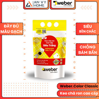 Keo chà ron Weber.Color Classic (ĐỦ MÀU) (Loại Thông dụng của Weber) ron gạch nền