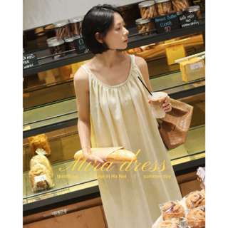 Váy hai dây dáng dài, suông rộng MIRA DRESS (+15% phí sàn) (T-Ju thiết kế)