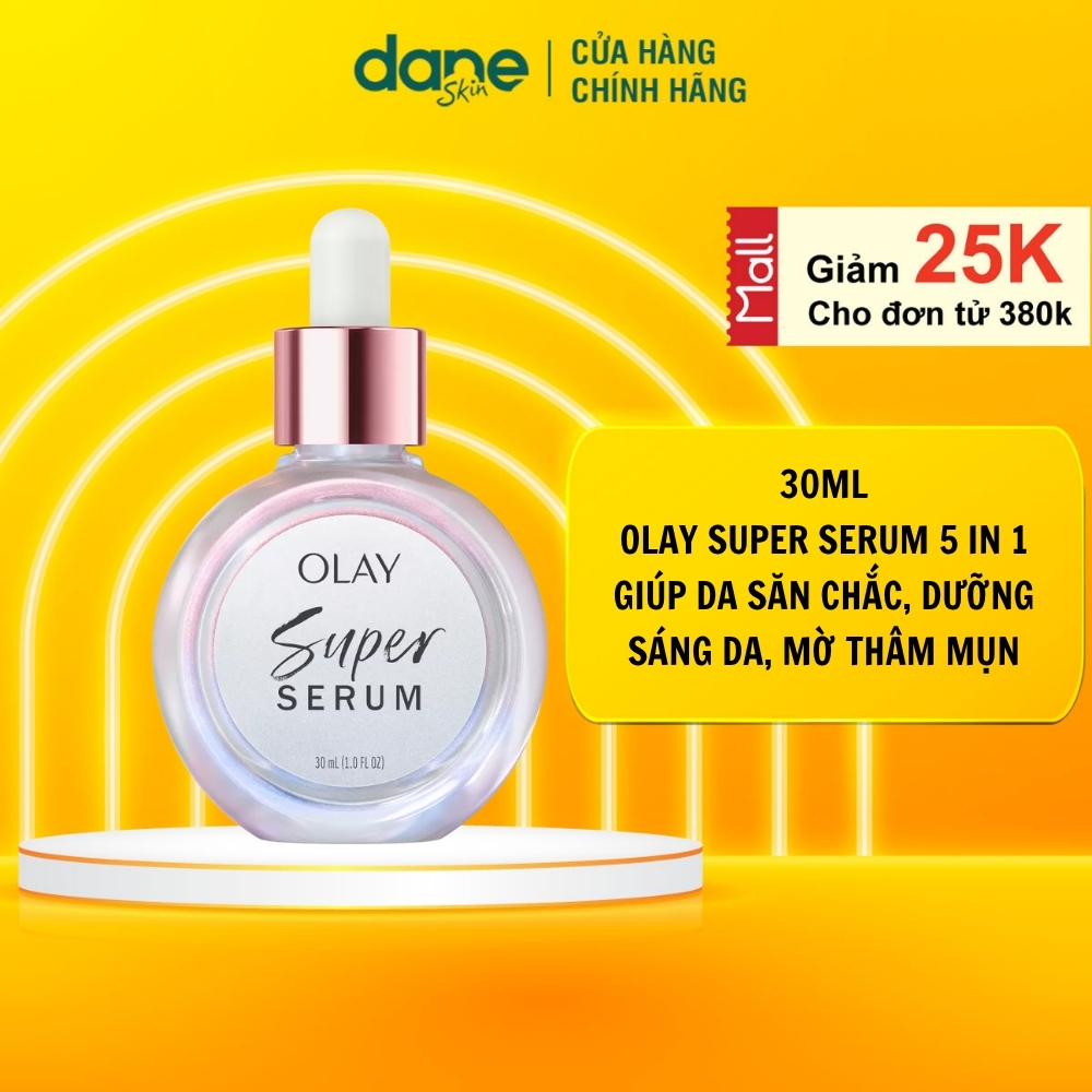 Serum OLAY Dưỡng Trắng Da và Ngăn Ngừa Lão Hóa 5 IN 1 Chai 30ml