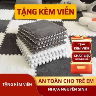 Thảm trải sàn xốp Ghép Lông Nỉ phòng ngủ phòng khách chân giường bàn trang điểm