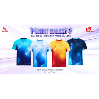  Áo cầu lông nam nữ. Áo T-shirt nam nữ Kamito Galaxy 3 