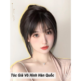 Tóc Giả Nữ Chính Hãng Tóc Giả Vô Hình Hàn Quốc Tóc Mái Giả Cho Nữ Tóc Giả Kẹp Siêu Thật Dễ Sử Dụng