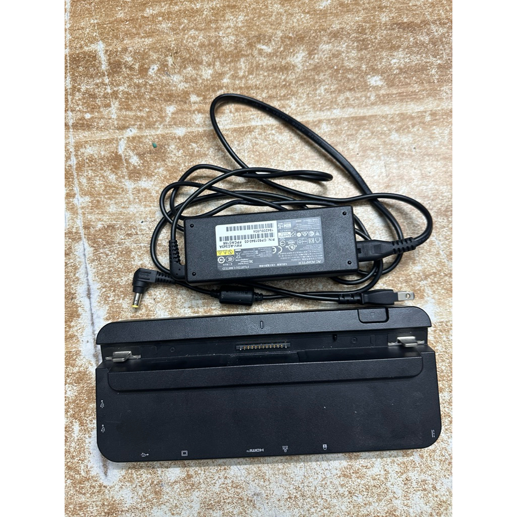 Dock + sạc Máy fujitsu Q738/ Q379 zin chuẩn, kết nối đa năng cho laptop, máy tính bảng, table