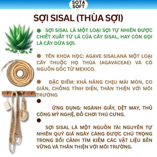Miếng Pad Tẩy Tế Bào Chết Sợi Lanh Sisal Thiên Nhiên - Bông Tắm Sạch Sâu, Mịn Da