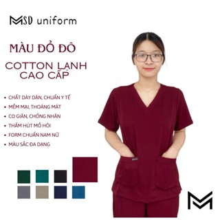 Đồng phục Spa, Scrubs Bác sĩ CAO CẤP Cotton Lạnh , Blouse ,Phòng khám, Dược sĩ,Điều dưỡng hàng đẹp