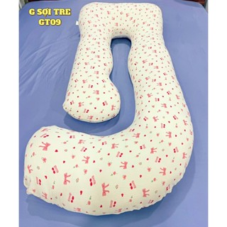  Gối bầu chữ G chính hãng Zcare vải sợi tre kháng khuẩn chống nấm mốc  1.65*0.82*0.22m  - GT09 