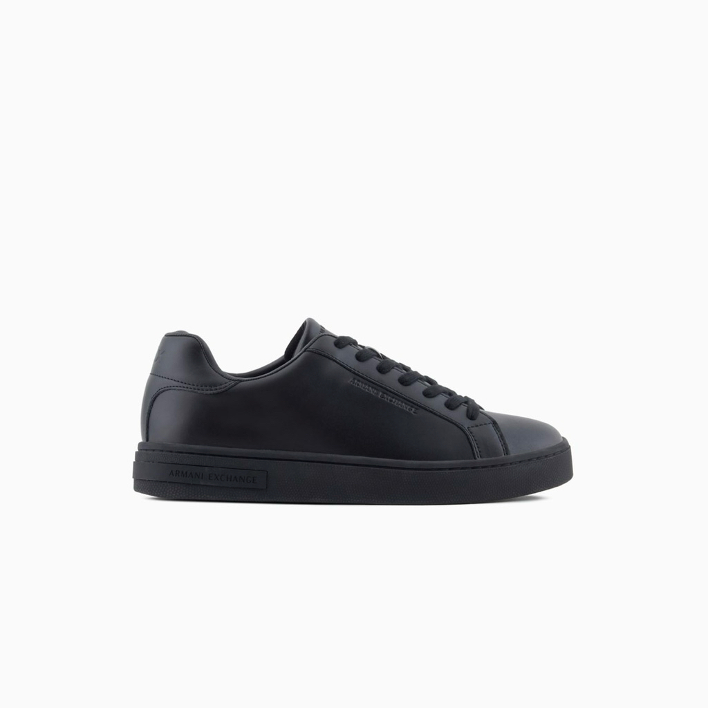 Giày Thể Thao Armani Exchange Chính Hãng Nam - Sneaker A|X Basic Trắng/Đen