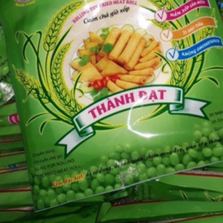  10 gói vỏ bò bía  - bánh đa nem đậu xanh cuốn chả giò đủ loại 