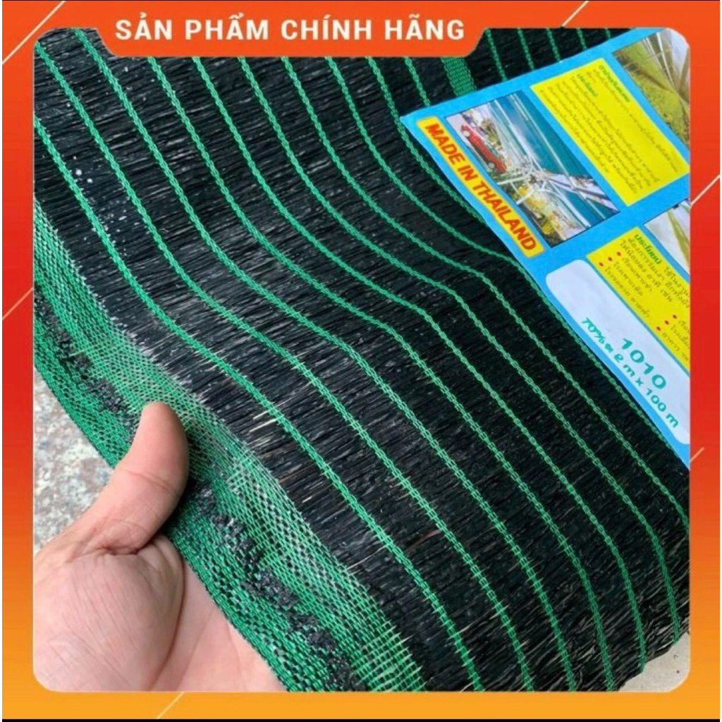 [Cuộn 5M - 15M] Lưới Che Nắng Thái Lan Màu Xanh, Hàng 50% 70% Bền Đẹp