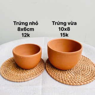 Chậu đất nung dáng trứng