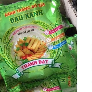 Combo 10 Gói Bánh tráng bò bía đậu xanh gói 30 lá - Bánh đa nem cuốn chả giò giòn xốp