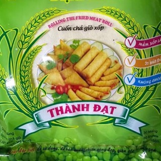 10 Gói 300 lá Bánh tráng bò bía đậu xanh thành đạt - Bánh đa nem cuốn chả giò - Tổng kho 98