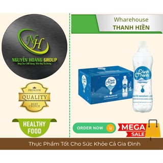 Thùng 24 Chai Đảnh Thạnh  Nước Khoáng Lạt Có Ga 430ml