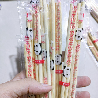 Bịch đũa tre sạch dùng một lần (Bịch 20 đôi)