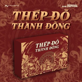 [NEW BOX] Hộp Thép Đỏ Thành Đồng - Chủ Đề Việt Nam Truyền Thuyết - Keyrambit + Phụ Kiện - Móc Khoá Đồ Chơi Xả Stress