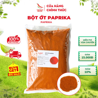 Bột Ớt PAPRIKA Cay Vừa Nguyên Chất làm gia vị tẩm ướp, làm sốt chấm, nấu mỳ cay thơm ngon