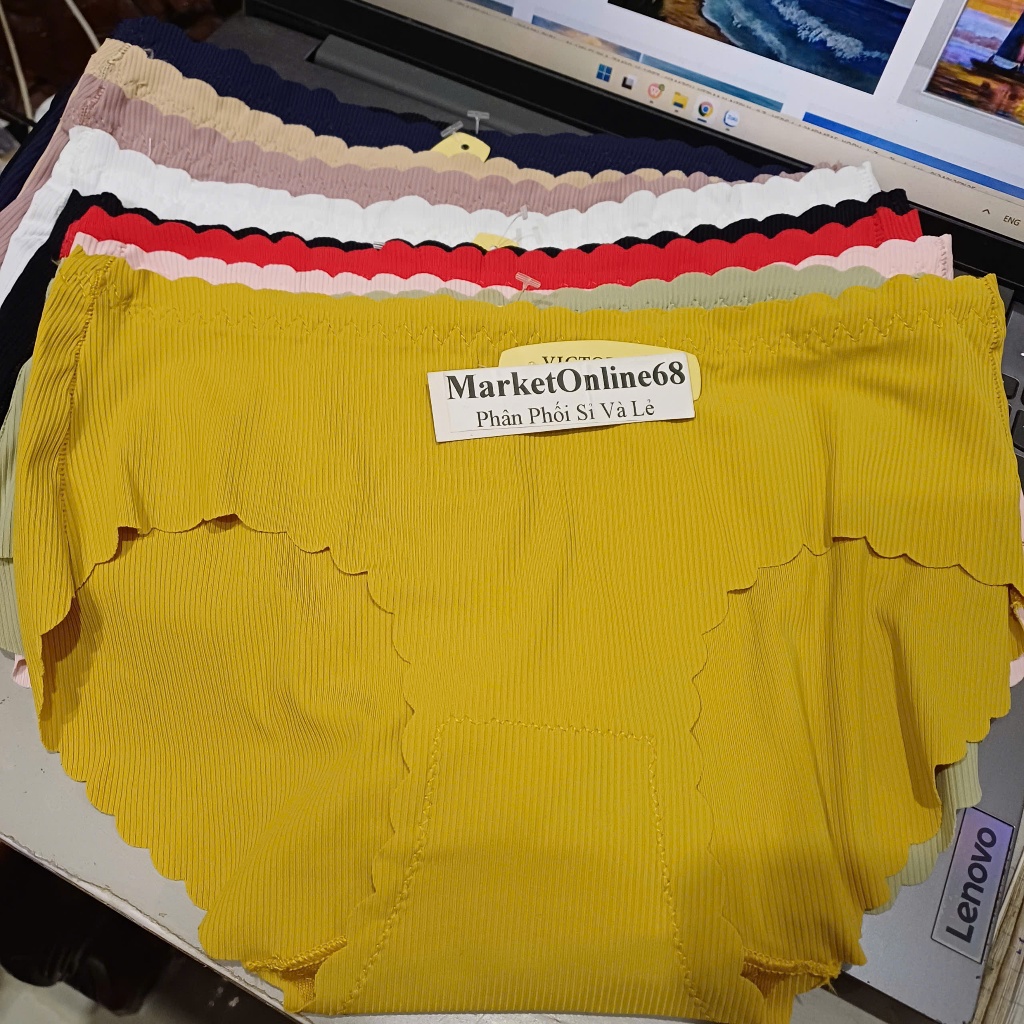 4 Quần Sịp Lót Nữ Su Cao Cấp 48Kg Đến 58Kg Không Lộ Viền Mềm Mát MarketOnline68 2016