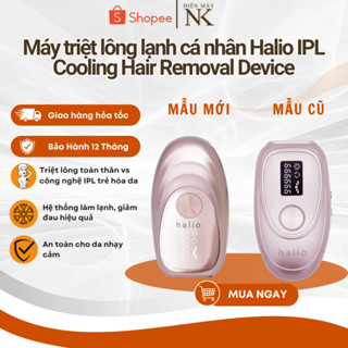 Máy triệt lông lạnh cá nhân Halio IPL Cooling Hair Removal Device - Bảo Hành 12 Tháng